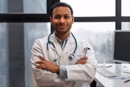 Elderly care doctor consultation