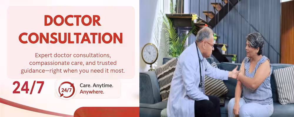 Doctor Consultation in Noida - ElderBlissCare home and online doctor visits
